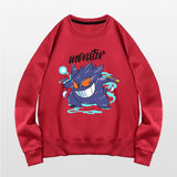 Men and Women Pokemon Pikachu Hoodie Pokémon round Neck Sweater