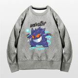 Men and Women Pokemon Pikachu Hoodie Pokémon round Neck Sweater