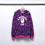 Shark Print Hoodie Autumn and Winter Camouflage Printed Cotton Velvet Padded Hooded Sweatshirt