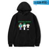Dreamwastaken Men's Novelty Hoodies Dream Merch Shirt 2D Printed Casual Fashion Loose Hooded Sweater