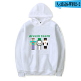Dreamwastaken Men's Novelty Hoodies Dream Merch Shirt 2D Printed Casual Fashion Loose Hooded Sweater