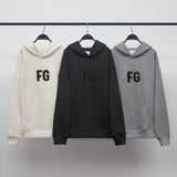 Fog Fear Of God Essentials Hoodie FG Hooded Sweater for Men and Women Same Style Loose Hoodie plus Size Retro Sports Essl