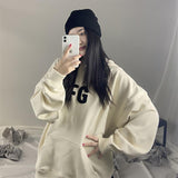 Fog Fear Of God Essentials Hoodie FG Hooded Sweater for Men and Women Same Style Loose Hoodie plus Size Retro Sports Essl