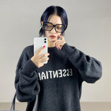 Fog Round Neck Pullover Loose Sweater Men's Knitted Shirt Outer Wear Plus Size Retro Sports Fear Of God essential