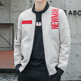 Embroidered Slim Youth Flight Hooded Casual Men's Clothing Men Bomber Jacket