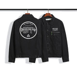 Fog Fear Of God Jacket Autumn Ow Men's plus Size Retro Sports Letter Print Coat