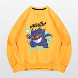 Men and Women Pokemon Pikachu Hoodie Pokémon round Neck Sweater