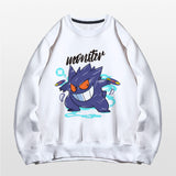 Men and Women Pokemon Pikachu Hoodie Pokémon round Neck Sweater