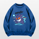 Men and Women Pokemon Pikachu Hoodie Pokémon round Neck Sweater