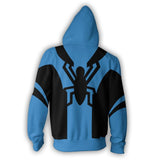 Men Spider Hoodie Spider-Man Sweater Sports Zipper Sweater