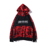 Shark Print Hoodie Fashion Brand Spring and Autumn Men's and Women's Digital Sweater