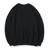 Shark Print Sweatshirts Autumn and Winter Men's Printed Cotton Terry round Neck Sweater T-shirt