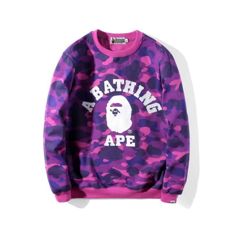 Shark Print Sweatshirts Fashion Brand Men and Teenagers plus Size Student Pullover