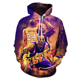 In Memory of Kobe Hoodie Kobe 3D Printed Hoodie Commemorative