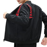 Embroidered Slim Youth Flight Hooded Casual Men's Clothing Men Bomber Jacket