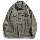 Spray Painted Jacket Denim Jacket Coat Men