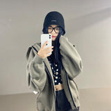 Fog Hoodie Hoodie Zipper Hooded Sweater Men High Street Loose Trendy Coat Plus Size Retro Sports Fear Of God essential