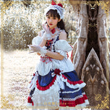 Gothic Lolita Harajuku Style Clothing Lolita Small Skirt White Snow Princess Dress JSK FS Lolita Dress