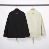 Fog Jacket Autumn and Winter Loose Casual Coach Jacket Coat Fear Of God