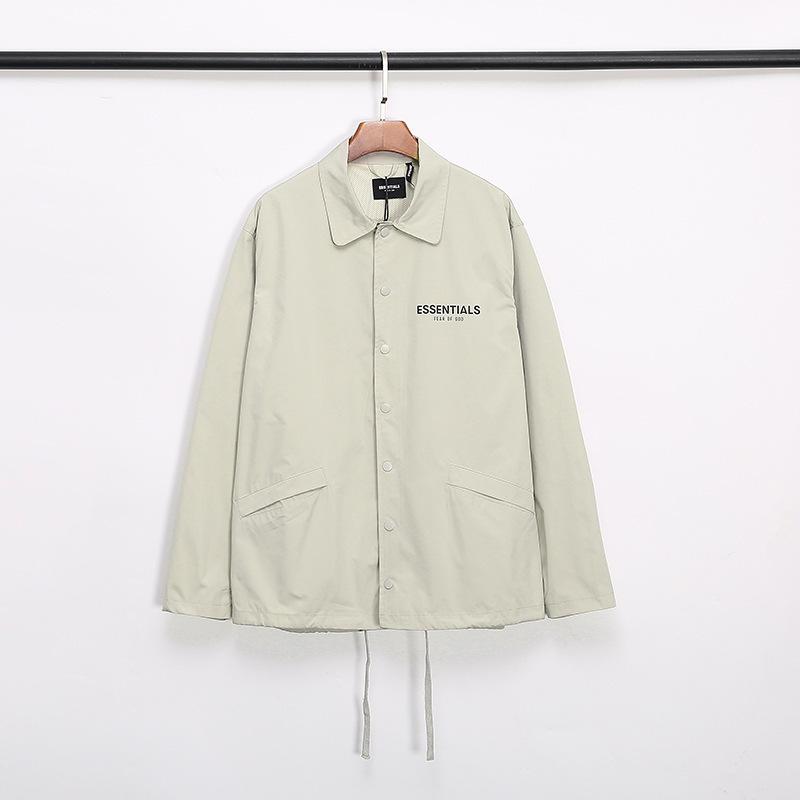 Fog Jacket Autumn and Winter Loose Casual Coach Jacket Coat Fear Of God