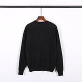 Fog Sweatshirt Male and Female Large Size Loose Chest YarnDyed Alphabet Knitting Crew Neck Pullover Sweater Fear Of God