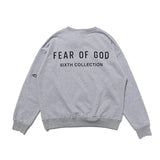 Fog Sweatshirt Printed Men's and Women's Same Casual round Neck Long Sleeve Sweater Fear Of God