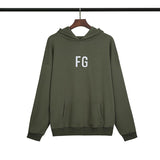 Fog Hoodie Letters AllMatch Simple Men's and Women's Hoodie Fear Of God