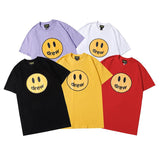 Justin Bieber Drew House Men Women Cotton Top T Shirt Summer Style Casual Fashionable