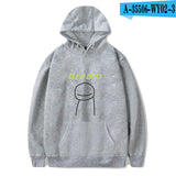 Dreamwastaken Men's Novelty Hoodies Dream Merch Shirt 2D Printed Casual Fashion Loose Hooded Sweater