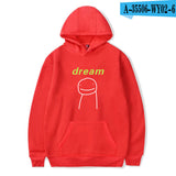 Dreamwastaken Men's Novelty Hoodies Dream Merch Shirt 2D Printed Casual Fashion Loose Hooded Sweater
