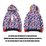 Shark Print Hoodie Autumn Men's and Women's Shark Hooded Sweater