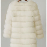 Full Length Faux Fur Coat