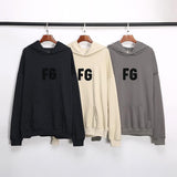 Fog Hoodie High Street FG Cotton Terry Men's and Women's Hoodie Hoodies Fear Of God