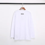 Fog Sweatshirt High Street FG Letter Print Simple Cotton round Neck Men's and Women's Long Sleeves Tshirt Fear Of God