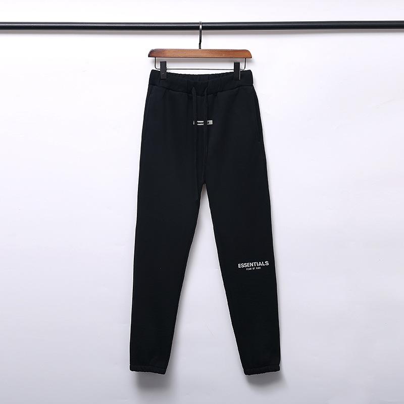 Fog Pants Embroidered Cotton FleeceLined Trousers for Men and Women Fear Of God
