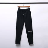 Fog Pants Embroidered Cotton FleeceLined Trousers for Men and Women Fear Of God