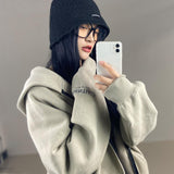 Fog Hoodie Hoodie Zipper Hooded Sweater Men High Street Loose Trendy Coat Plus Size Retro Sports Fear Of God essential