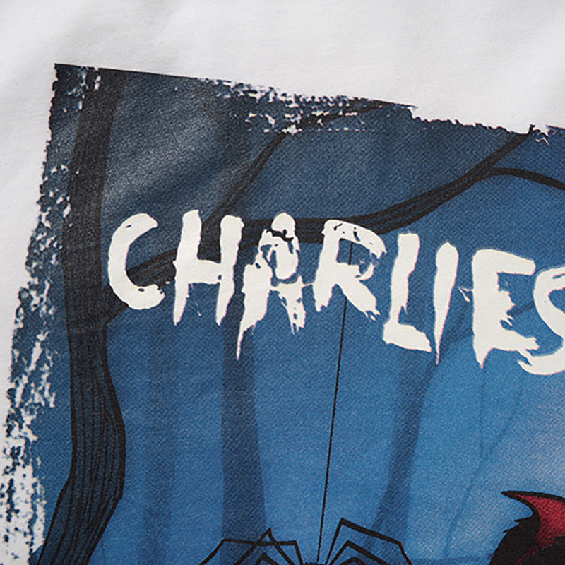 Charlie Luciano T Shirt Dark Fairy Tale Series Snowyprincess Cotton Loose