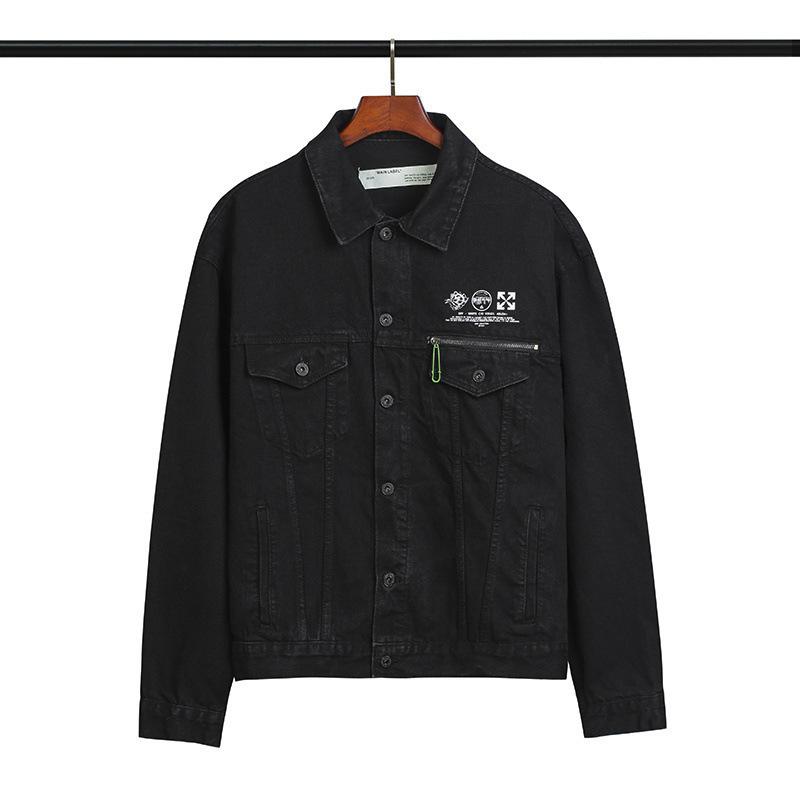 Fog Fear Of God Jacket Autumn Ow Men's plus Size Retro Sports Letter Print Coat