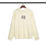 Fog Hoodie Letters AllMatch Simple Men's and Women's Hoodie Fear Of God