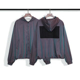 Fog Hoodie High Street Fashion Brand Men's Gradient Large Size Retro Sports Double Zipper Jacket Trench Coat Fear Of God