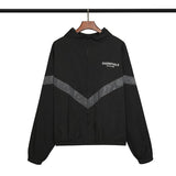 Fog Hoodie Double Line Sportswear Reflective Hooded Jacket Jacket Fear Of God