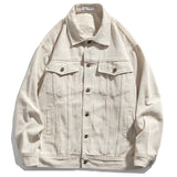 Spray Painted Jacket Denim Jacket Coat Men