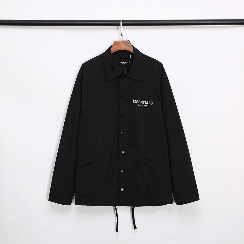 Fog Jacket Autumn and Winter Loose Casual Coach Jacket Coat Fear Of God