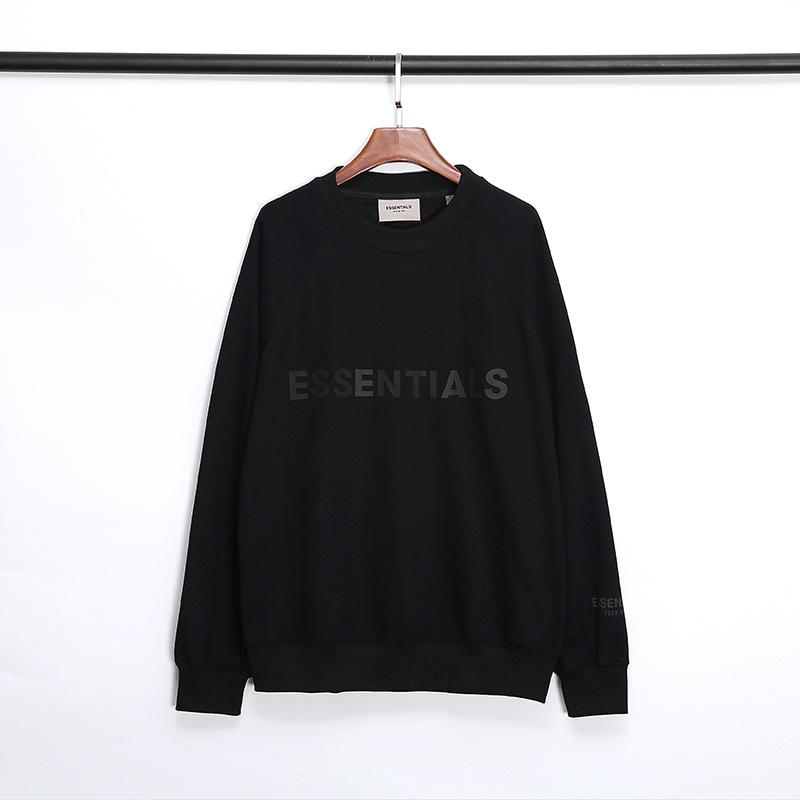 Fog Sweatshirt Street Tide Brand Letter Printed Crew Neck Sweatshirt Men's and Women's Loose Pullover Undershirt Coat Fear Of God