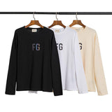 Fog Sweatshirt Spring and Autumn Men's LongSleeved Tshirt plus Size Retro Sports Fear Of God