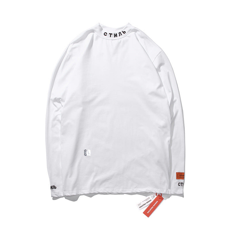 Heron Preston Sweatshirts Half Turtleneck Bottoming Shirt