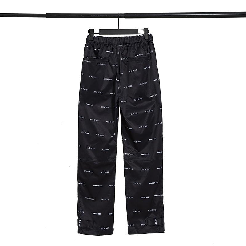 Fog Pants Logo Drawstring plus Size Retro Sports Sports Pants Men Fear Of God