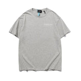 Fog T shirt Spring/Summer Plant Running Print round Neck Pullover Men's and Women's Short Sleeve Tshirt Fear Of God