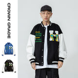 All Star Varsity Jacket Embroidered Couple Baseball Uniform Coat